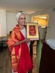 Silikona Award for Malathi's accomplishment in Telugu Literature